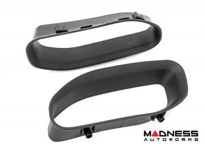 Dodge Ram 1500 4WD Tow Hook Brackets - w/ Bezels